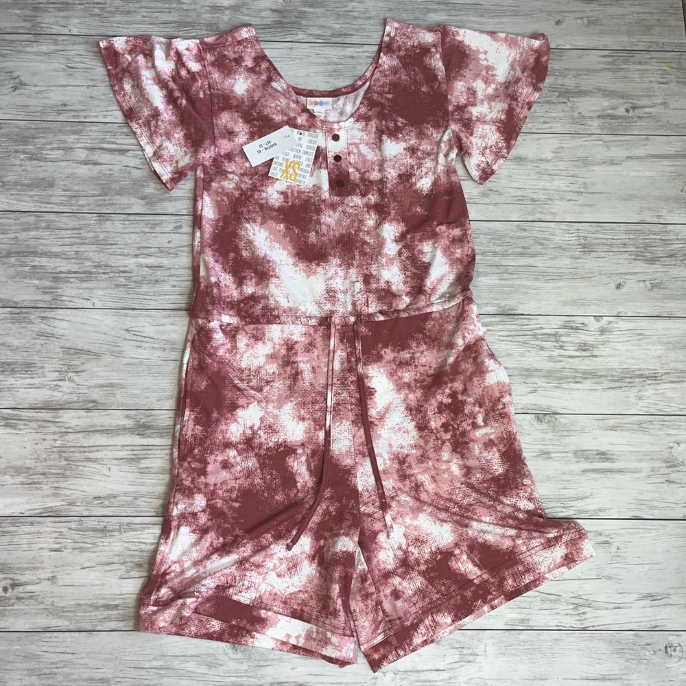 Lularoe Pink Romper Size XS NWT